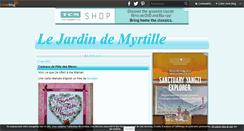 Desktop Screenshot of lejardindemyrtille.over-blog.com