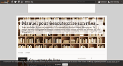 Desktop Screenshot of ecrireunlivre.over-blog.com