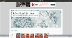 Desktop Screenshot of adoption-levriers.over-blog.fr