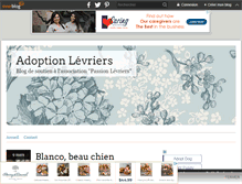 Tablet Screenshot of adoption-levriers.over-blog.fr