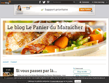 Tablet Screenshot of lepanierdumaraicher.over-blog.com