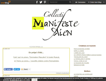 Tablet Screenshot of manifesterien.over-blog.com