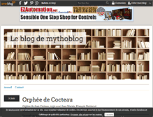 Tablet Screenshot of fabriquedumythe.over-blog.fr