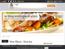 Tablet Screenshot of ecologie-d-alain.over-blog.com