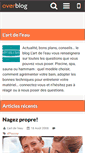 Mobile Screenshot of lartdeleau.over-blog.com