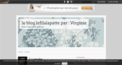 Desktop Screenshot of lefilalapatte.over-blog.com