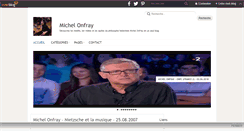 Desktop Screenshot of michel-onfray.over-blog.com