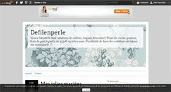 Desktop Screenshot of defilenperle.over-blog.com