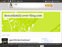 Tablet Screenshot of descatfamily.over-blog.com