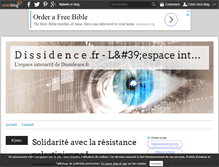 Tablet Screenshot of dissidence.over-blog.com