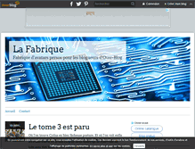 Tablet Screenshot of lafabrique.over-blog.com