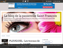 Tablet Screenshot of lapasserellesaintfrancois.over-blog.com