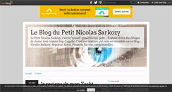 Desktop Screenshot of lepetitnicolassarkozy.over-blog.com