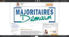 Desktop Screenshot of majoritairesdemain.over-blog.com