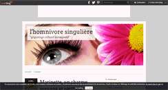 Desktop Screenshot of lhomnivoresinguliere.over-blog.com
