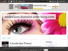 Tablet Screenshot of anderlues.histoire.over-blog.com