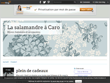 Tablet Screenshot of lasalamandreacaro.over-blog.com