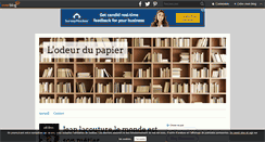 Desktop Screenshot of lodeurdupapier.over-blog.com