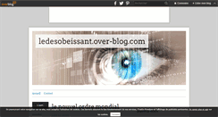 Desktop Screenshot of ledesobeissant.over-blog.com