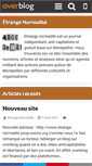 Mobile Screenshot of etrangenormalite.over-blog.com