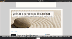 Desktop Screenshot of lesrecettesdesbarbier.over-blog.com