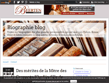Tablet Screenshot of biographie.over-blog.fr