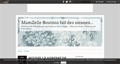 Desktop Screenshot of mamzelleboutons.over-blog.com