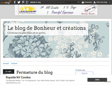 Tablet Screenshot of bonheuretcreations.over-blog.com