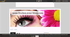 Desktop Screenshot of pose.fruitee.over-blog.com