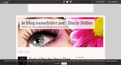 Desktop Screenshot of nanadidier.over-blog.com