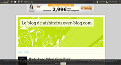 Desktop Screenshot of aishiteiru.over-blog.com
