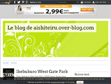 Tablet Screenshot of aishiteiru.over-blog.com