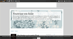 Desktop Screenshot of feutrine-en-folie.over-blog.com