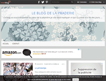 Tablet Screenshot of lapraderie.over-blog.com