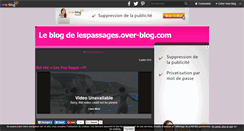 Desktop Screenshot of lespassages.over-blog.com