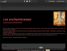 Tablet Screenshot of lesenchanteresses.over-blog.com