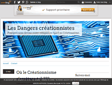 Tablet Screenshot of dangers-creationnistes.over-blog.com