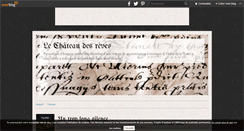 Desktop Screenshot of lechateaudesreves.over-blog.com