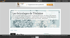 Desktop Screenshot of lesbricolagesdetitelaine.over-blog.com