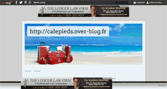 Desktop Screenshot of calepieds.over-blog.fr