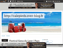 Tablet Screenshot of calepieds.over-blog.fr