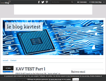 Tablet Screenshot of kavtest.over-blog.com