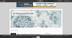 Desktop Screenshot of papillooon.over-blog.com