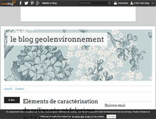 Tablet Screenshot of geolenvironnement.over-blog.com