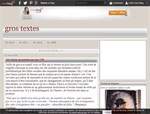 Tablet Screenshot of grostextes.over-blog.com