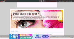 Desktop Screenshot of peut-on-rire-de-tout.over-blog.com