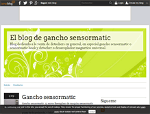 Tablet Screenshot of ganchosensormatic.over-blog.es