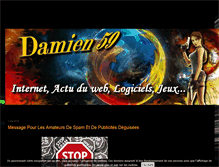 Tablet Screenshot of damien59.over-blog.fr