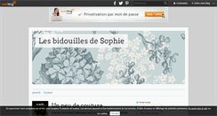 Desktop Screenshot of lesbidouillesdesophie.over-blog.com