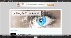 Desktop Screenshot of crotsavenir.over-blog.com